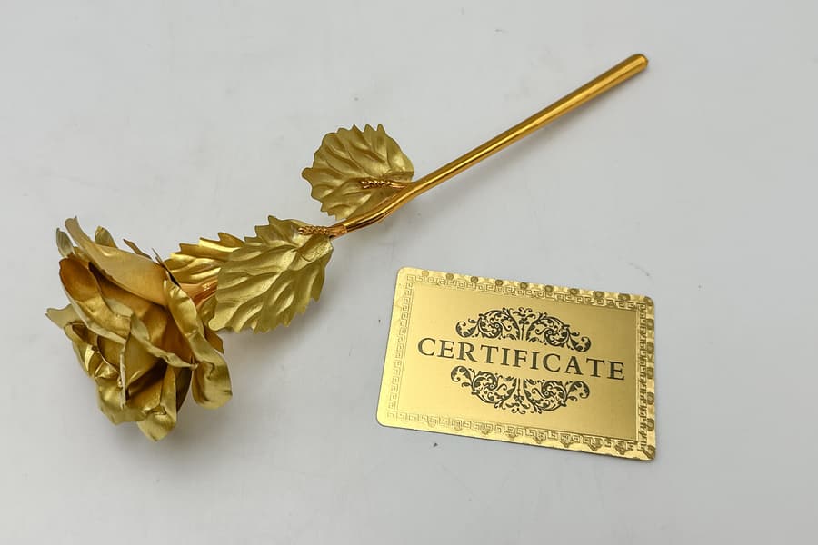 Goldfarbene Rose